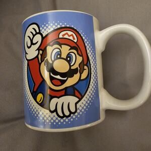 Super Mario Bros Mug Mario, Peach, And Luigi Nintendo Game Characters 12 Oz